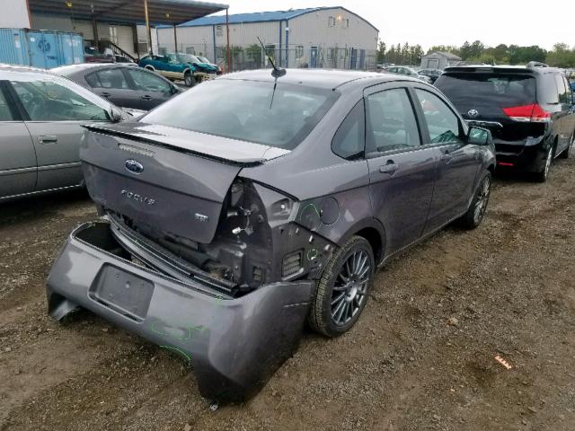 1FAHP3GN3AW152330 - 2010 FORD FOCUS SES GRAY photo 4