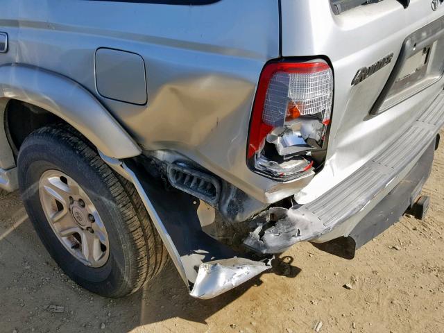 JT3HN87R7Y9033077 - 2000 TOYOTA 4RUNNER LI SILVER photo 9