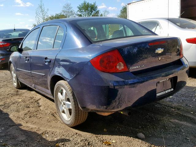 1G1AT58H997292764 - 2009 CHEVROLET COBALT LT BLUE photo 3