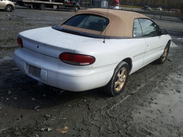 3C3EL55H7WT292075 - 1998 CHRYSLER SEBRING JX WHITE photo 4