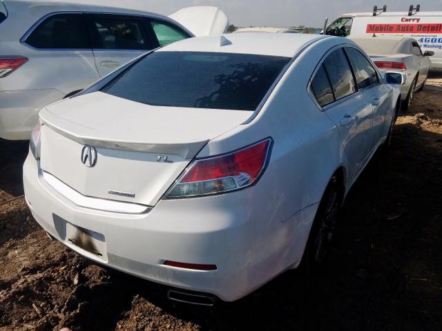 19UUA8F32EA002107 - 2014 ACURA TL SE WHITE photo 4