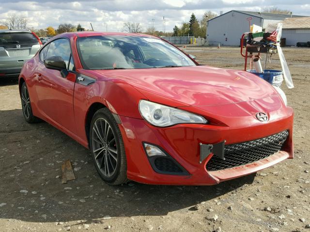 JF1ZNAA15D2716317 - 2013 TOYOTA SCION FR-S RED photo 1