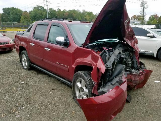 3GNFK12317G270949 - 2007 CHEVROLET AVALANCHE RED photo 1