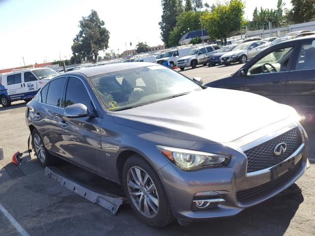 JN1CV7AP9GM200836 - 2016 INFINITI Q50 BASE GRAY photo 1