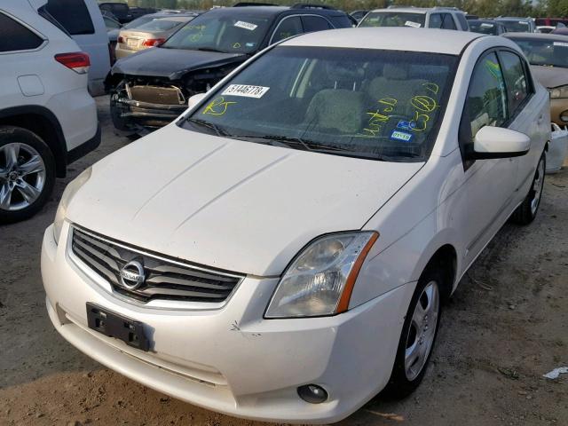 3N1AB6AP5CL707327 - 2012 NISSAN SENTRA 2.0 WHITE photo 2