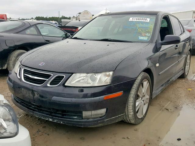 YS3FD46Y871145013 - 2007 SAAB 9-3 2.0T BLACK photo 2