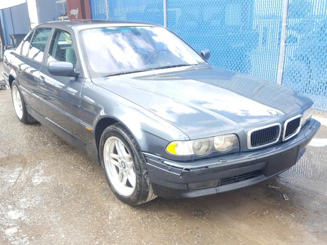 WBAGG8345YDN76076 - 2000 BMW 740I BLUE photo 1