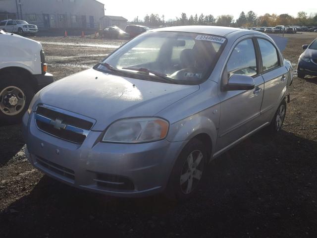 KL1TD56687B150258 - 2007 CHEVROLET AVEO BASE Gümüş foto 2