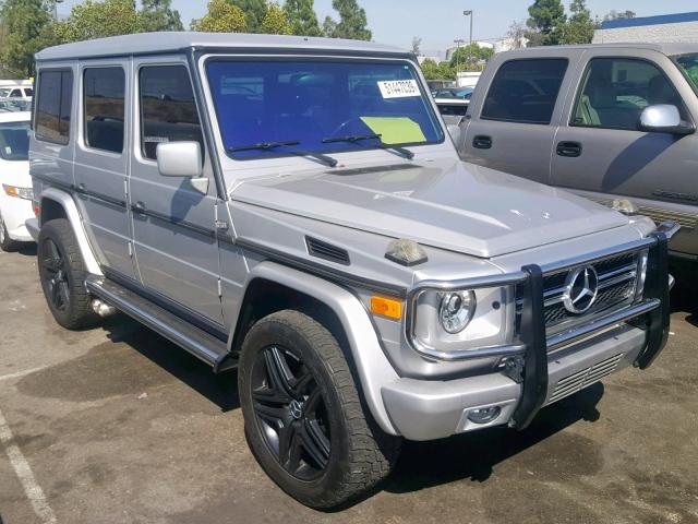 WDCYR49EX2X134579 - 2002 MERCEDES-BENZ G 500 SILVER photo 1