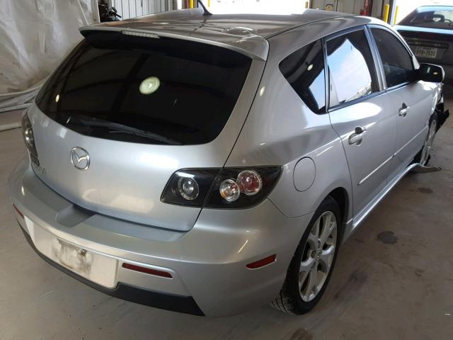 JM1BK143971762972 - 2007 MAZDA 3 HATCHBAC SILVER photo 4