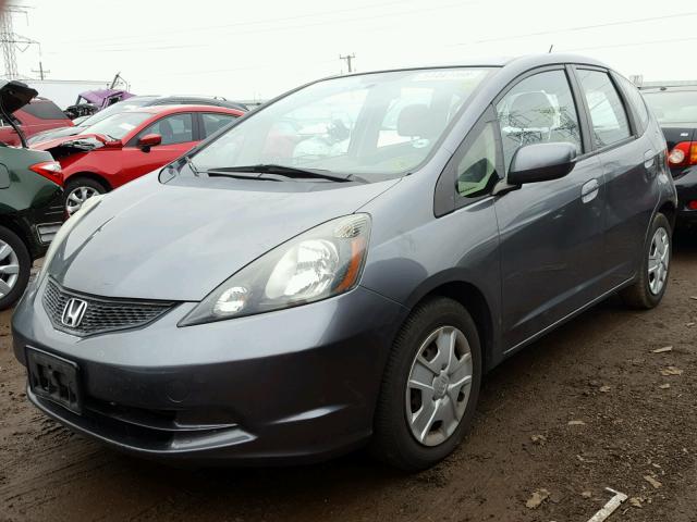 JHMGE8H38CS008321 - 2012 HONDA FIT GRAY photo 2