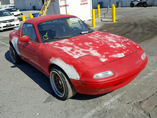 JM1NA3510L0143427 - 1990 MAZDA MX-5 MIATA RED photo 1