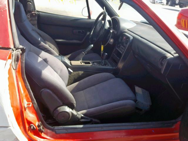 JM1NA3510L0143427 - 1990 MAZDA MX-5 MIATA RED photo 5