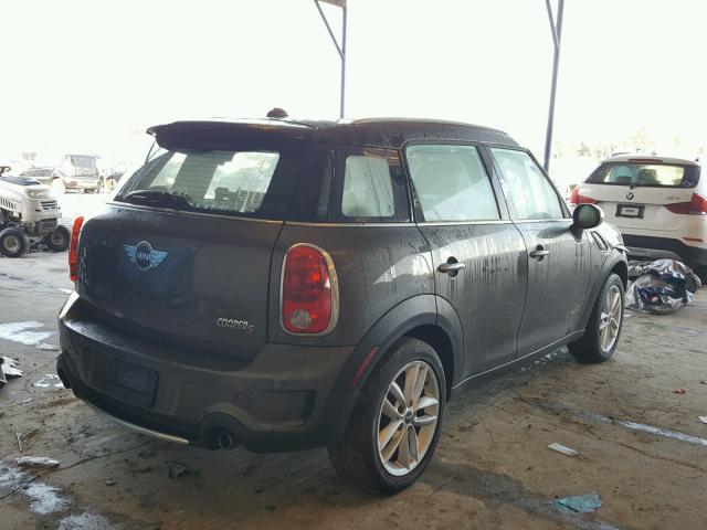 WMWZC5C54CWL57375 - 2012 MINI COOPER S C GRAY photo 4