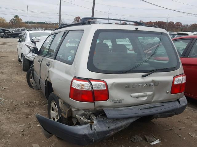 JF1SF635X1H725177 - 2001 SUBARU FORESTER L TAN photo 3