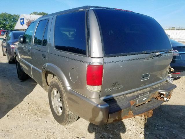 1GHDT13W9Y2279005 - 2000 OLDSMOBILE BRAVADA SILVER photo 3