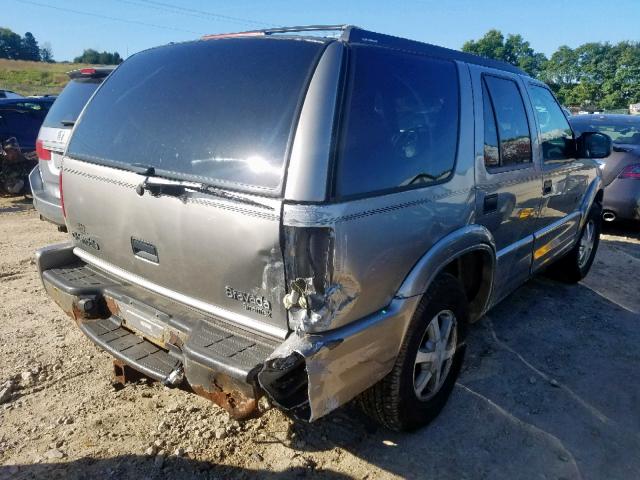 1GHDT13W9Y2279005 - 2000 OLDSMOBILE BRAVADA SILVER photo 4