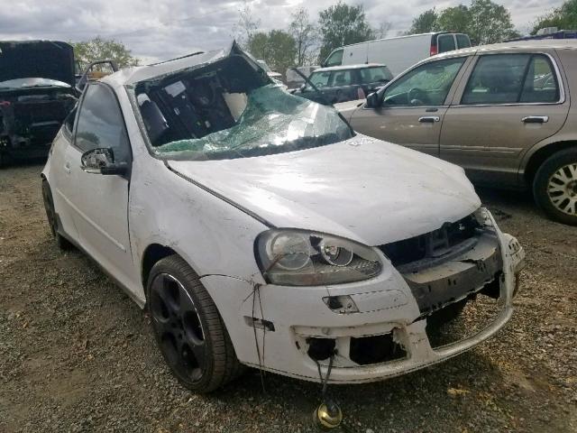 WVWEV71K56W075394 - 2006 VOLKSWAGEN NEW GTI WHITE photo 1