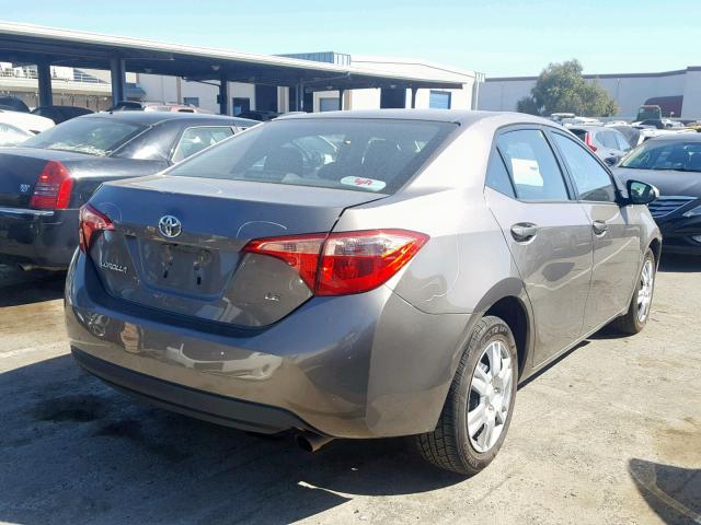 2T1BURHE1HC928032 - 2017 TOYOTA COROLLA L 灰色 照片 4