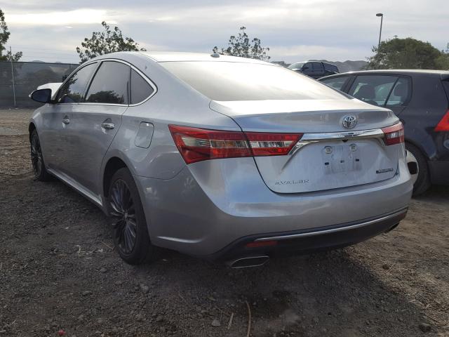 4T1BK1EB5GU215875 - 2016 TOYOTA AVALON XLE GRAY photo 3