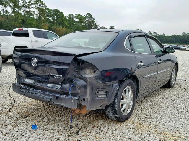 2G4WD532651278482 - 2005 BUICK LACROSSE C BLACK photo 4