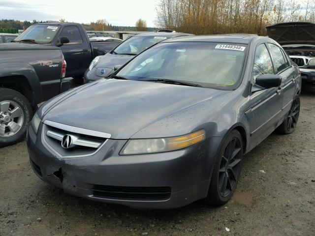 19UUA66214A007602 - 2004 ACURA TL GRAY photo 2