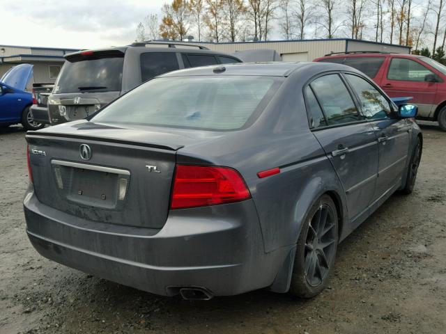 19UUA66214A007602 - 2004 ACURA TL GRAY photo 4