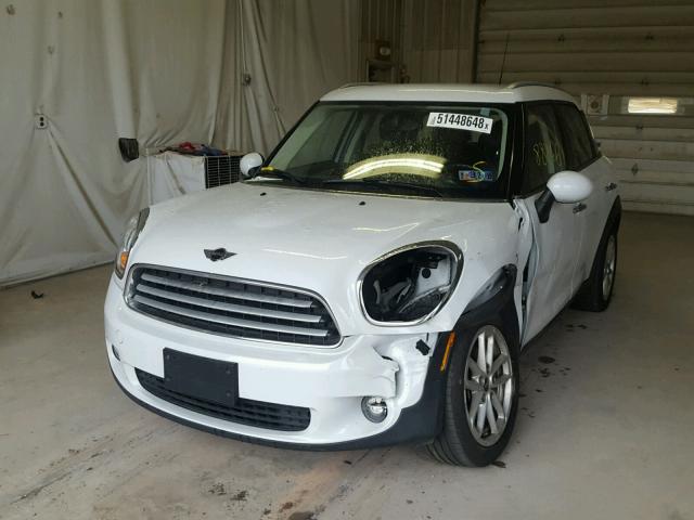 WMWZB3C51CWM30533 - 2012 MINI COOPER COU WHITE photo 2