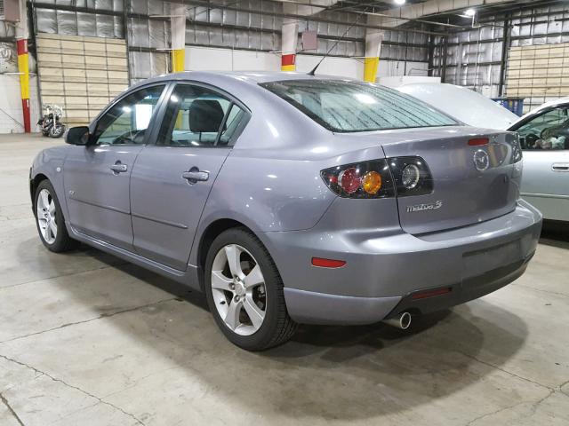 JM1BK323741201776 - 2004 MAZDA 3 S GRAY photo 3