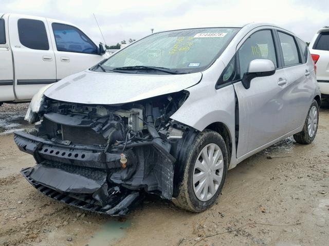 3N1CE2CP6EL374029 - 2014 NISSAN VERSA NOTE SILVER photo 2