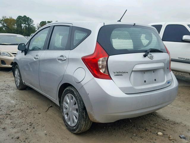 3N1CE2CP6EL374029 - 2014 NISSAN VERSA NOTE SILVER photo 3