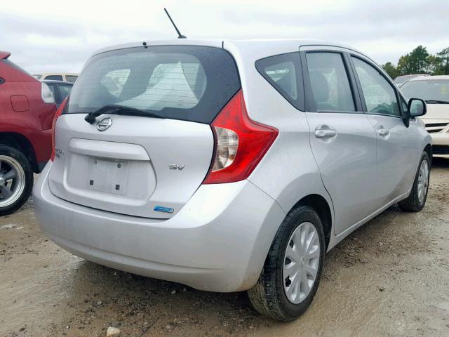 3N1CE2CP6EL374029 - 2014 NISSAN VERSA NOTE SILVER photo 4