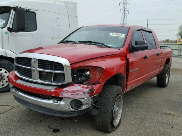 3D7LX39C46G202485 - 2006 DODGE RAM 3500 RED photo 2