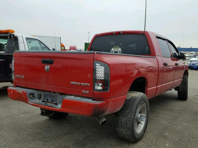 3D7LX39C46G202485 - 2006 DODGE RAM 3500 RED photo 4