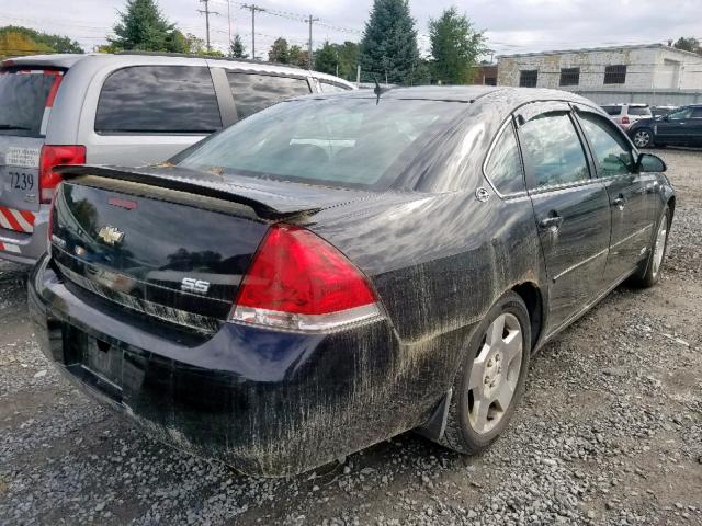 2G1WD58C669114800 - 2006 CHEVROLET IMPALA SUP შავი ფოტო 4