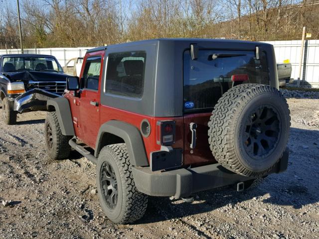 1J4AA2D18AL230427 - 2010 JEEP WRANGLER S TWO TONE photo 3