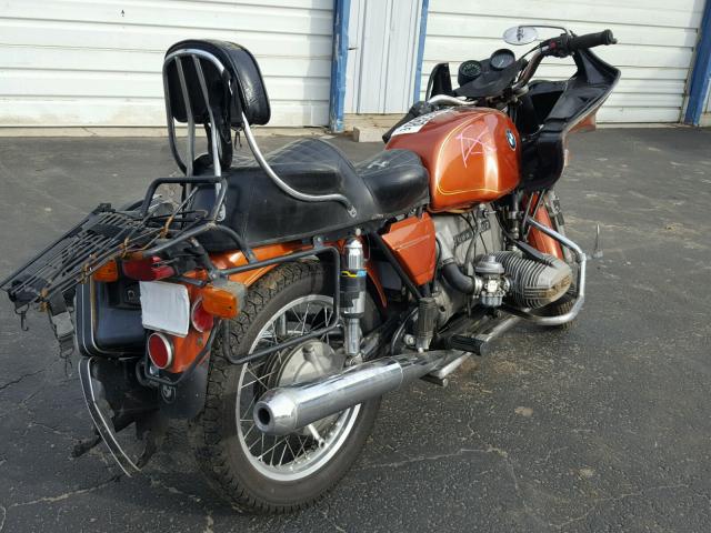 6145176 - 1978 BMW R100 ORANGE photo 4