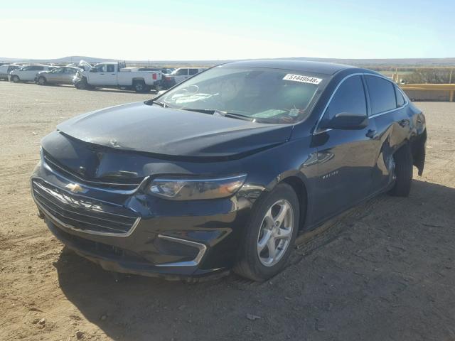 1G1ZB5ST2JF113185 - 2018 CHEVROLET MALIBU LS გრაფიტი ფოტო 2