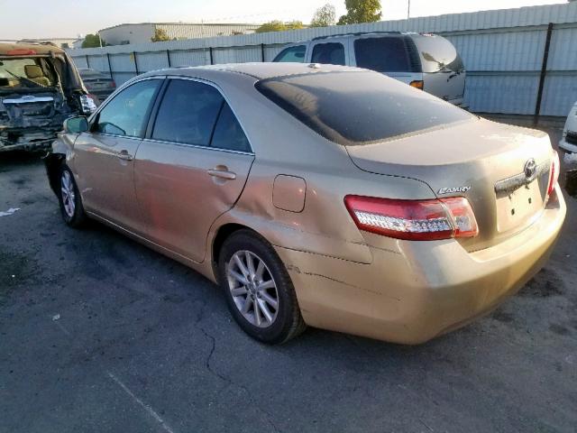 4T1BF3EK2AU548445 - 2010 TOYOTA CAMRY BASE GOLD photo 3