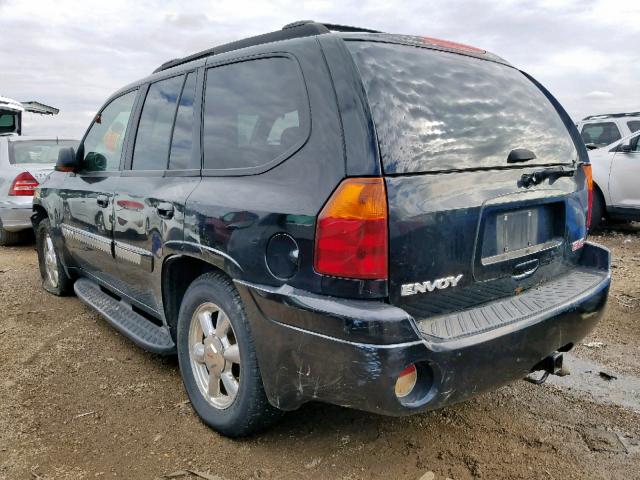 1GKDT13S052220959 - 2005 GMC ENVOY BLACK photo 3