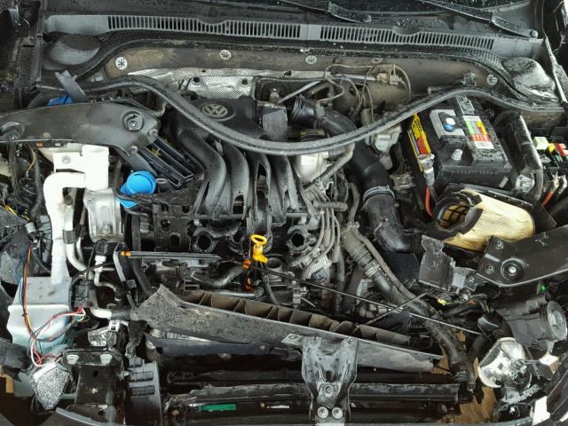 3VW2K7AJ2CM054370 - 2012 VOLKSWAGEN JETTA BASE BLACK photo 7