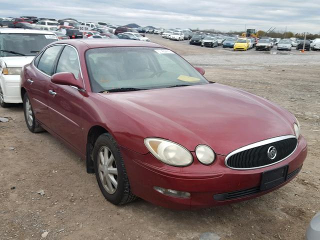 2G4WD582161193981 - 2006 BUICK LACROSSE C MAROON photo 1