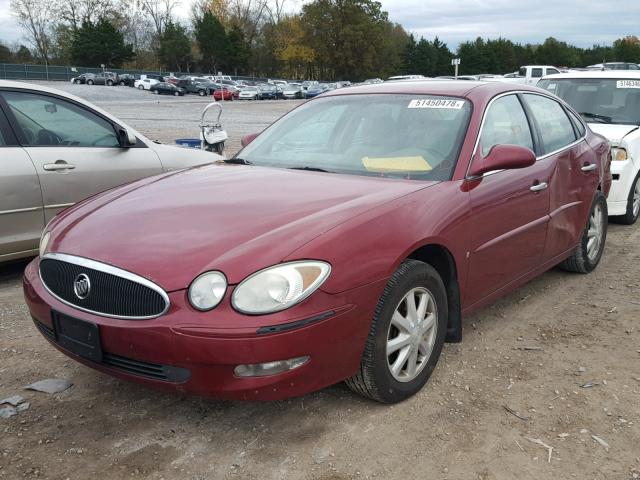 2G4WD582161193981 - 2006 BUICK LACROSSE C MAROON photo 2