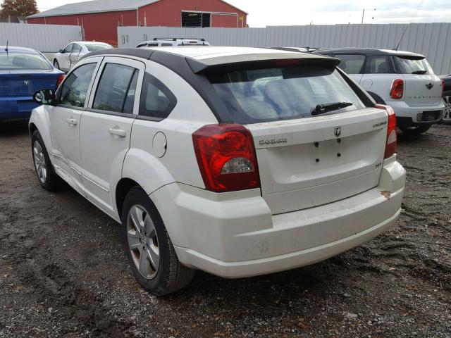 1B3HB48AX9D241184 - 2009 DODGE CALIBER SX WHITE photo 3