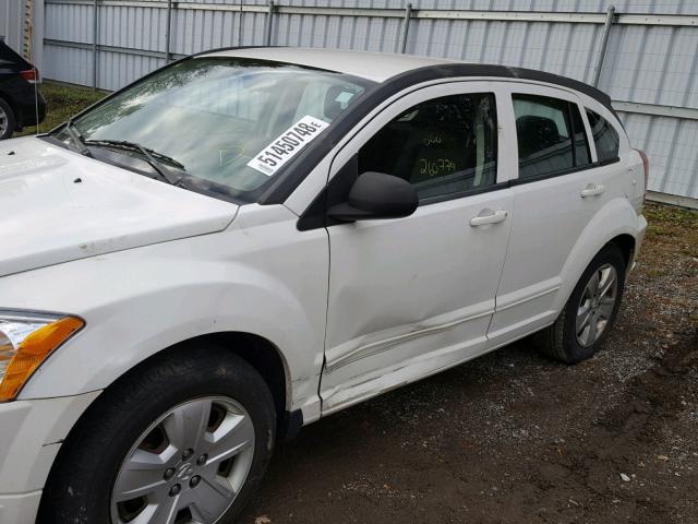 1B3HB48AX9D241184 - 2009 DODGE CALIBER SX WHITE photo 9