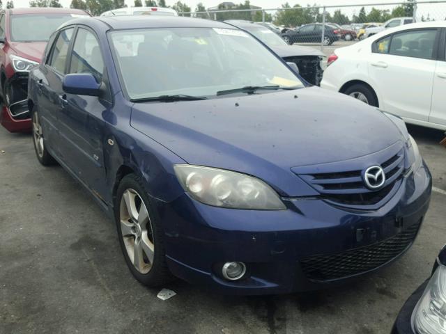 JM1BK143441202112 - 2004 MAZDA 3 HATCHBAC BLUE photo 1