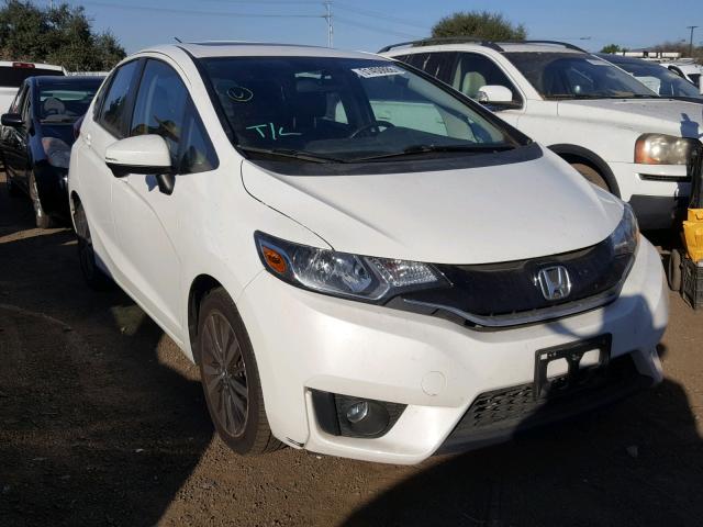 3HGGK5H85FM712477 - 2015 HONDA FIT EX WHITE photo 1