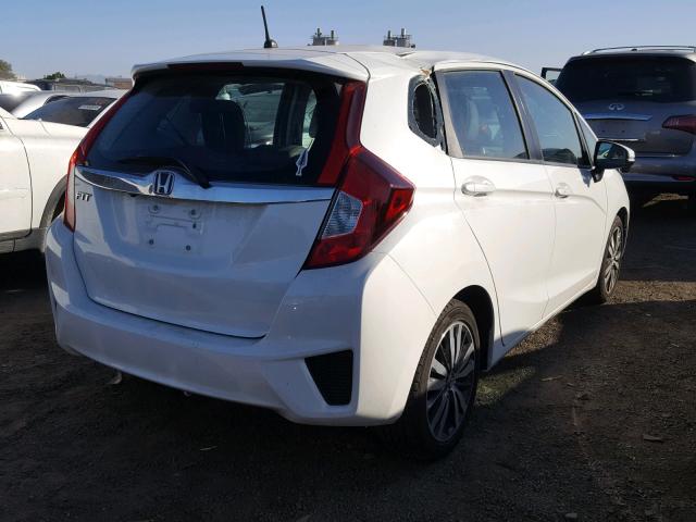 3HGGK5H85FM712477 - 2015 HONDA FIT EX WHITE photo 4