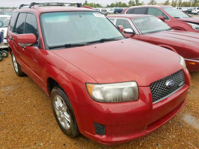 JF1SG66608H728911 - 2008 SUBARU FORESTER S RED photo 1