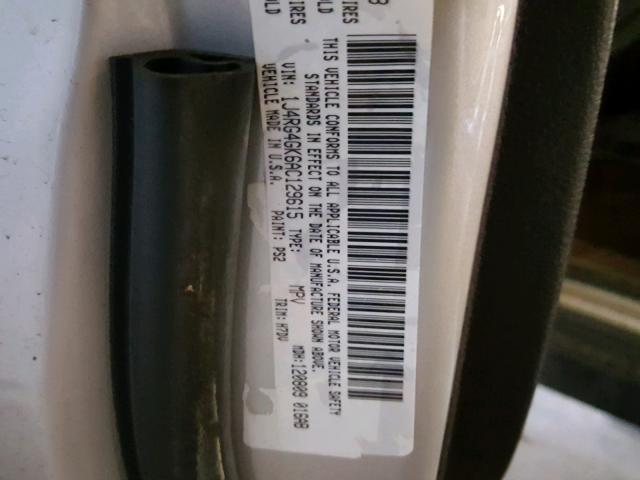 1J4RG4GK6AC129615 - 2010 JEEP COMMANDER Gümüş foto 10